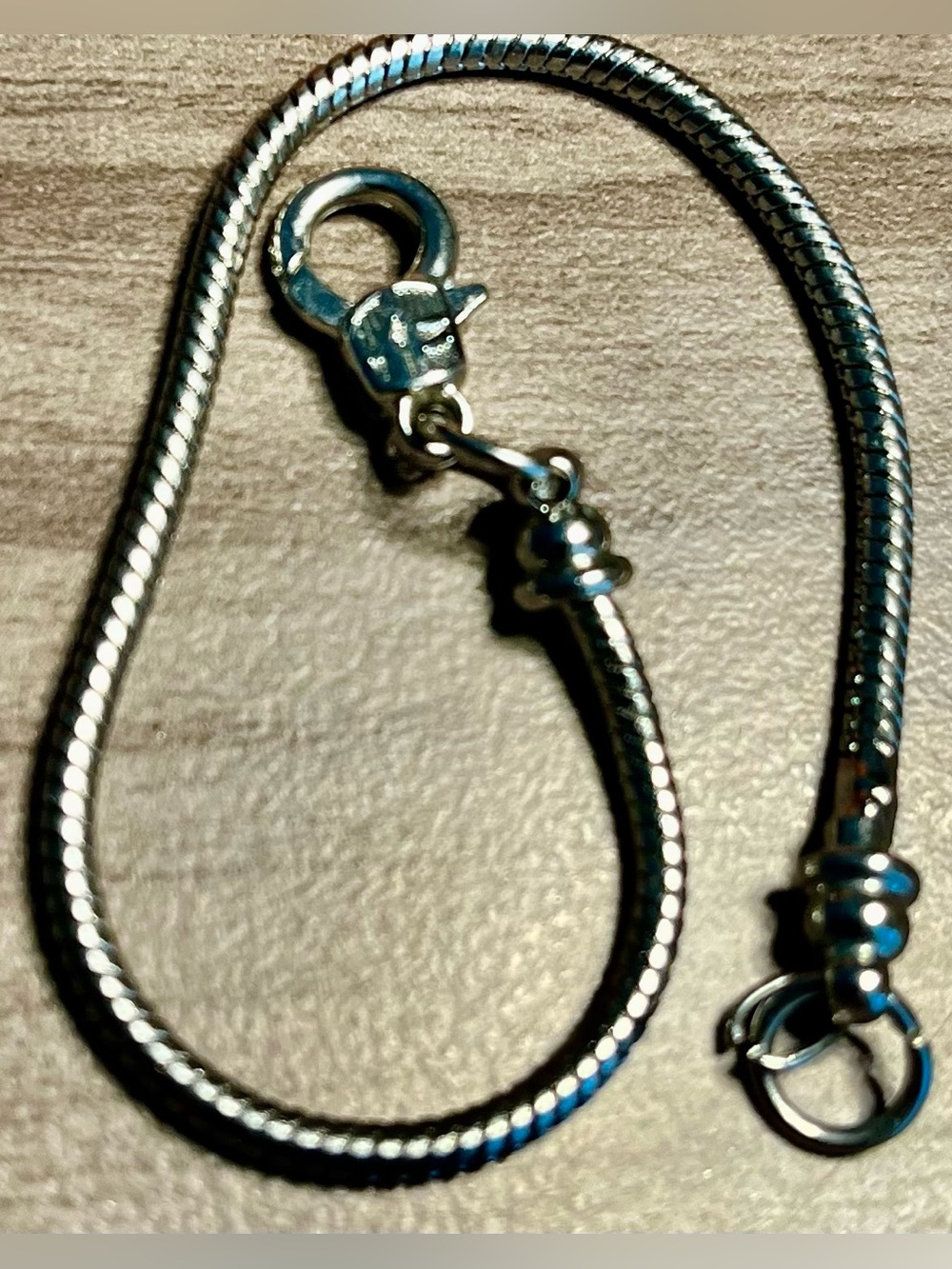 Sterling Silver Snake Chain Bracelet